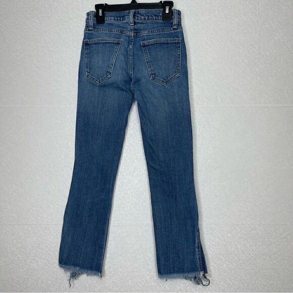 𝅺CURRENT/ELLIOT The Flare Kick Mid Rise Crop Jeans 23 - Picture 4 of 5